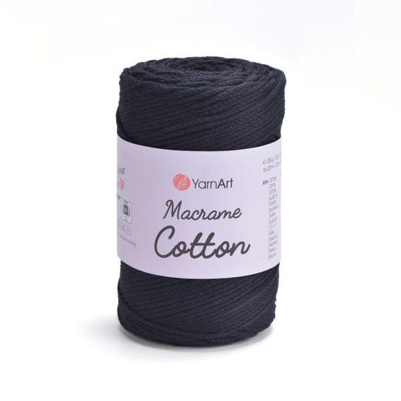Пряжа YarnArt Macrame Cotton 750 (Ярнарт Макраме Коттон) 250 г / 225 м трикотажний шнур для макраме та в'язання