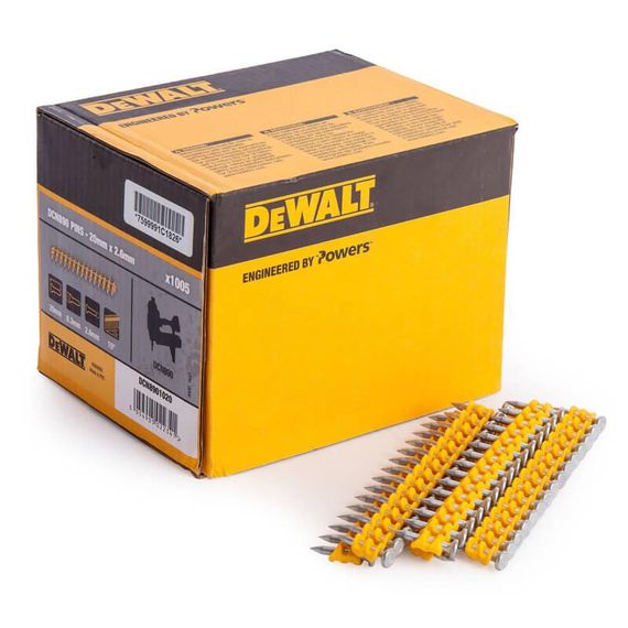 Гвозди оцинкованные по бетону 2,6*25мм DeWALT DCN8901025 | Зображення 1