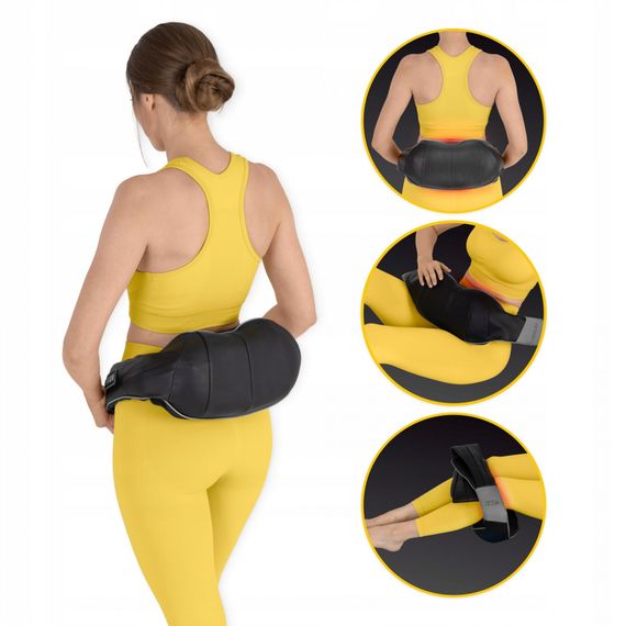 Накидка-масажер 4FIZJO Shiatsu Ultra+ для шиї та спини, акумуляторна 4FJ0611 Black/Grey (P-5907739319098) | Зображення 5