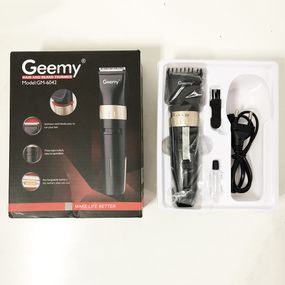 Аккумуляторная машинка для стрижки волос Gemei GM-6042. WS-716 Цвет: черный