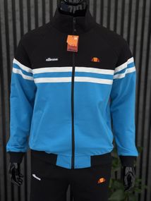 Кофта Ellesse блакитна з чорним