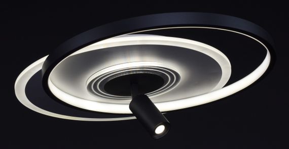 Люстра світлодіодна стельова LED світильник для квартири на стелю лед з пультом 27188 Білий 9х40х50 см. | Зображення 5