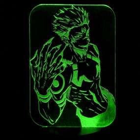 Акриловий світильник-нічник Юдзі Ітадорі зелений tty-n000259