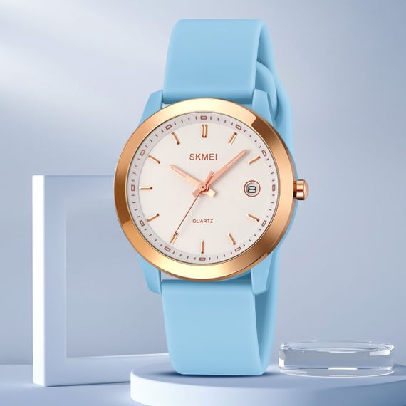 Класичний жіночий годинник Skmei 2319BU Blue | Зображення 2