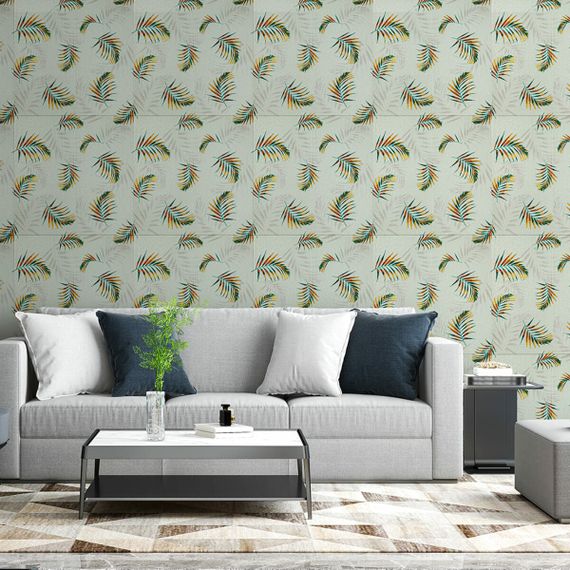 Панель стінова 3D 700х770х4мм папороть на бежевому фоні (D) Sticker Wall SW-00001983 | Зображення 4