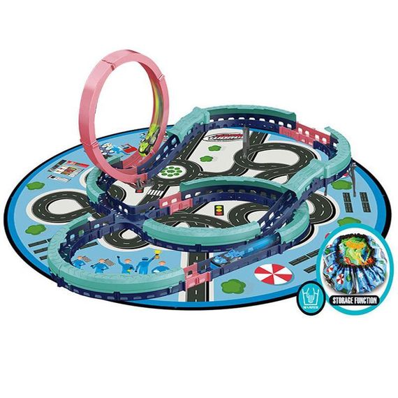 Інтерактивний трек SHT 6688-512 з 2 інерційними машинками — ще більше деталей для захопливої гри!