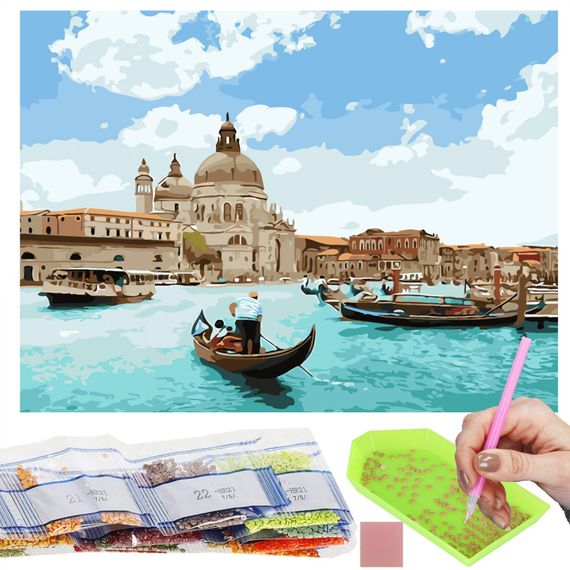 Набір алмазної мозаїки (вишивки) Springos Art 40 x 30 см DP0026 | Зображення 3