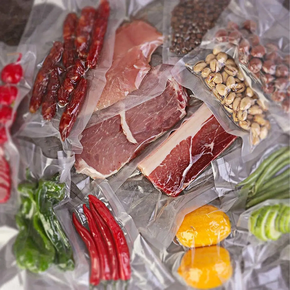 Пакети для вакууматора 5 м х 15 см / Вакуумні пакети для їжі у рулоні / Пакети для вакуумування продуктів | Зображення 5