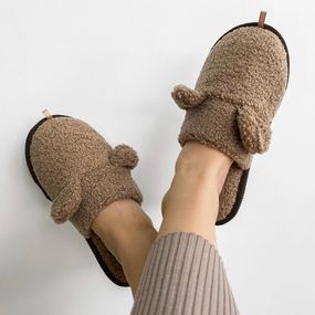 Домашні тапочки Teddi 586973 Коричневі 36-37 40 41
