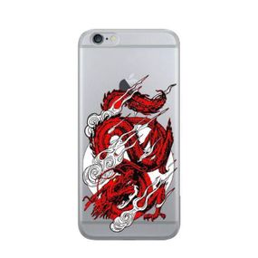 Чохол з унікальним дизайном для Iphone SE 2 2020 / Iphone SE 3 2022 / Iphone 8 / Iphone 7 З принтом «Червоний дракон»