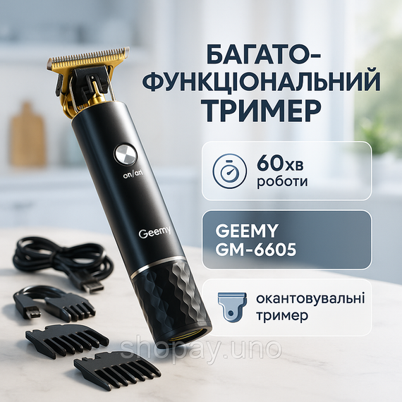 Перукарська машинка акумуляторна професійна, Хороші машинки для стрижки волосся для дому GC-14