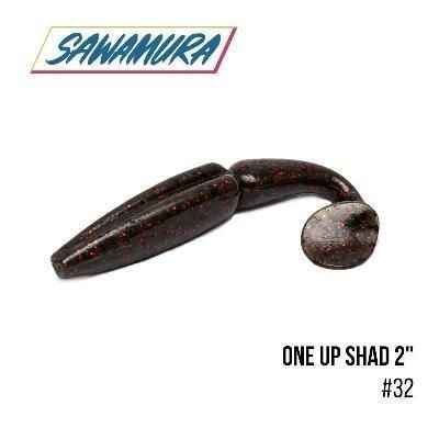 Виброхвост Sawamura One'Up Shad  2" (9шт.) (032)