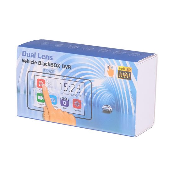 Видеорегистратор с камерой заднего вида автомобильный регистратор A10B | Зображення 4