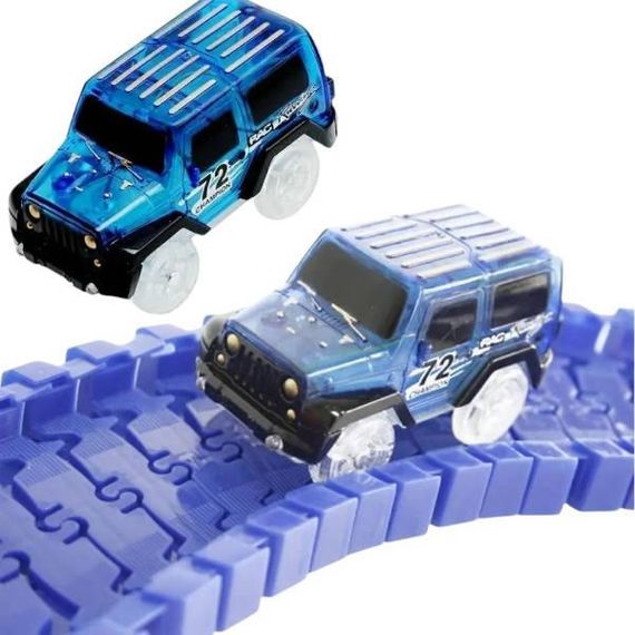 Машинка инерционная для треков Magic track  Синяя