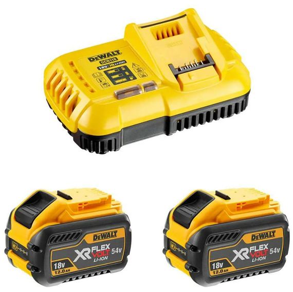 Зарядний пристрій DeWalt + 2 акумулятори DCB118Y2