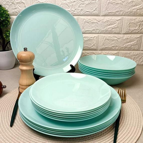 Столовый сервиз Luminarc Diwali Light Turquoise P2963, 18 предметов, на 6 персон | Зображення 3