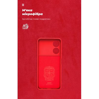 Чехол для мобильного телефона Armorstandart ICON ZTE Blade A34 Camera cover Red (ARM78958) | Зображення 3