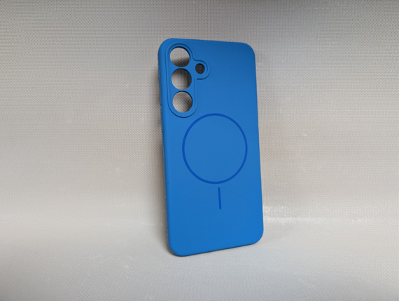 Чохол Samsung Galaxy S25 FE / Самсунг S25 FE Lakshmi Soft Touch з магнітним кільцем, синій