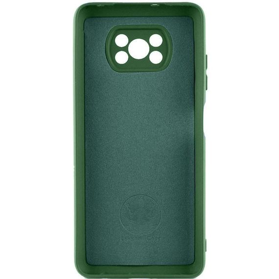 Чохол Silicone Cover Ummi Lakshmi Full Camera (AA) для Xiaomi Poco X3 NFC / Poco X3 Pro Зелений / Dark green | Зображення 1