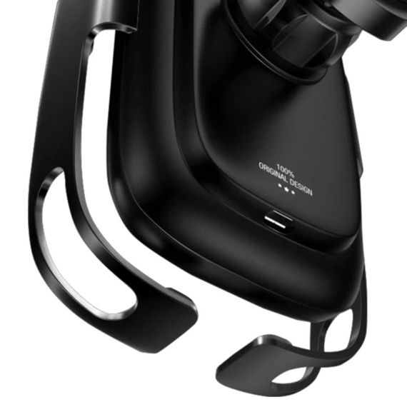 Тримач для мобiльного з БЗП Baseus Rock-solid Electric Holder Wireless Black | Зображення 6