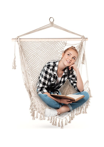 Крісло-гамак Outtec Boho підвісне бежевий | Зображення 3