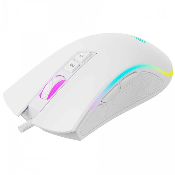 Проводная игровая мышь с 7 программируемыми кнопками HAVIT HV-MS1034 USB White | Зображення 5