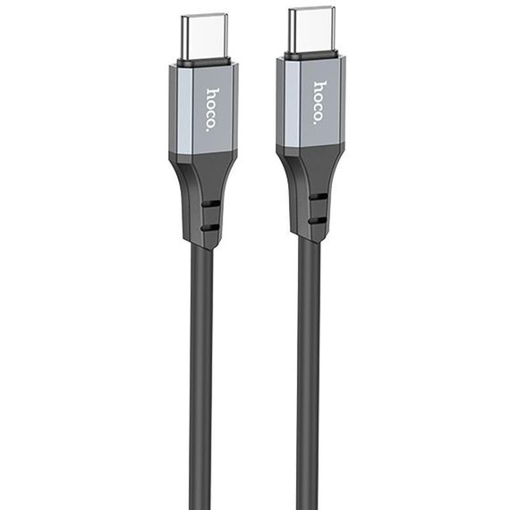 Дата кабель Hoco X86 Spear Type-C to Type-C 60W (1m) Black