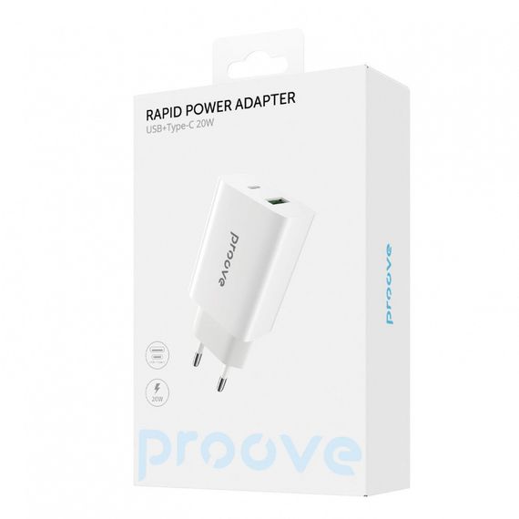 МЗП Proove Rapid 20W (Type-C + USB) | Зображення 1