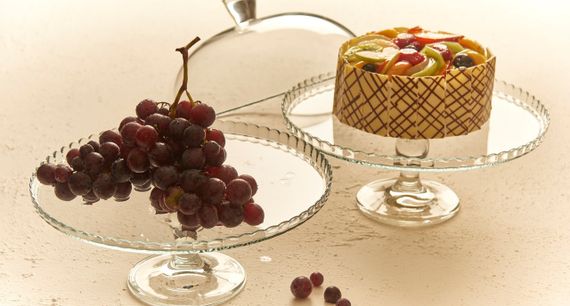 Тортовница стеклянная на ножке круглая Pasabahce Patisserie 32.2 см прозрачная 95117v | Зображення 6