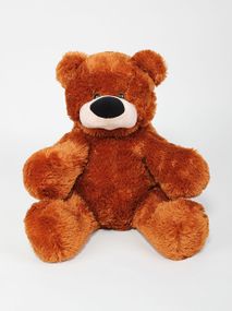 Мягкая игрушка мишка Алина Бублик 70 см коричневый