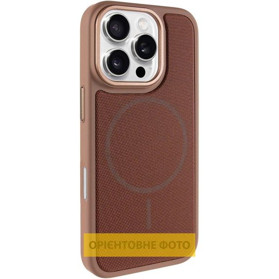 Чохол PC Textile Hybrid with Magnetic Fit для Apple iPhone 16 Pro Max (6.9") Desert Gold