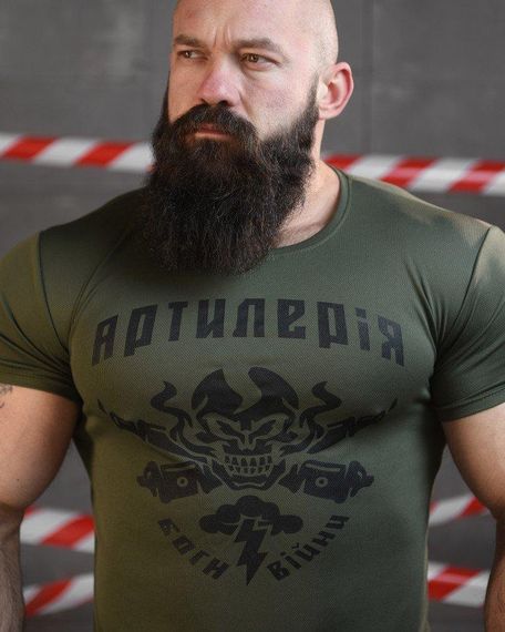 Тактична футболка потоотводящая SABUR АРТИЛЕРІЯ ОЛИВА ЛГ7238 | Зображення 4