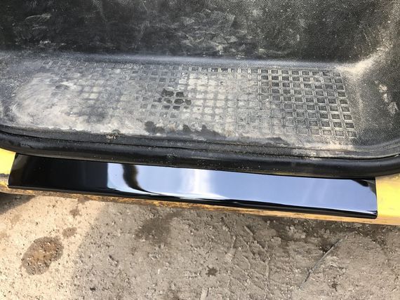 Накладки на пороги ABS (2 шт) Глянец для Volkswagen T4 Transporter | Зображення 5