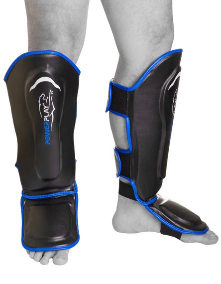 Захист гомілки і стопи PowerPlay 3052 Чорно-Синій L | Зображення 1