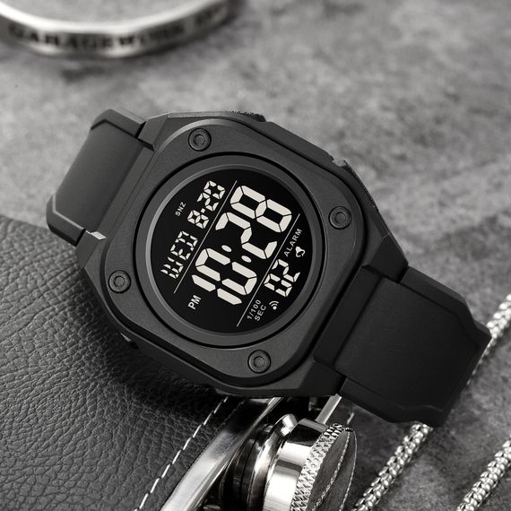 Чоловічий годинник Skmei 2160BKBK Black | Зображення 3