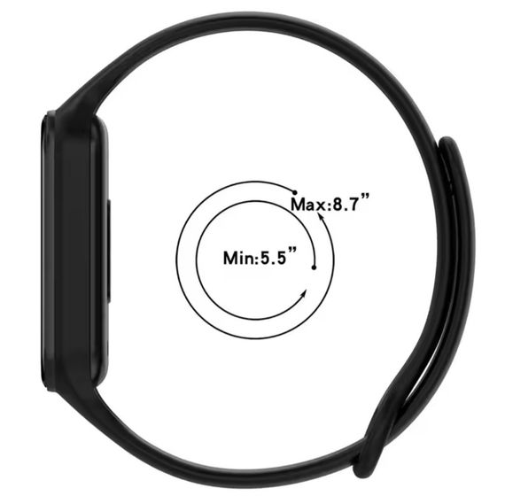 Ремешок Xiaomi Mi Smart Band 8 Active/Redmi Smart Band 2 темно синий | Зображення 3