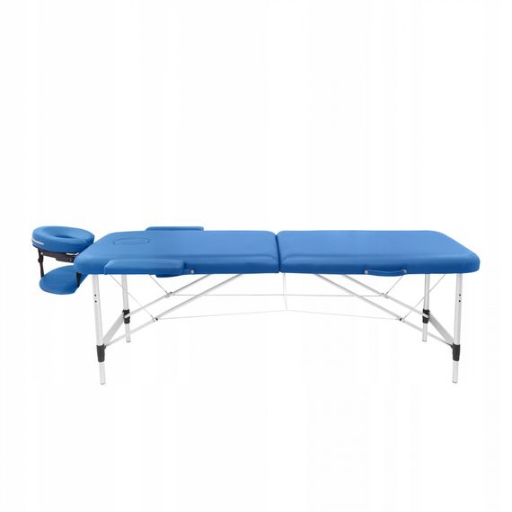 Масажний стіл складаний 4FIZJO Massage Table Alu W60 Blue TABLEW60BLUE (P-5907739318404) | Зображення 8