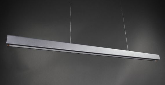 Люстра світлодіодна підвісна LED світильник для квартири на стелю лед 27351 Чорний 15-100х6х120 см. | Зображення 5