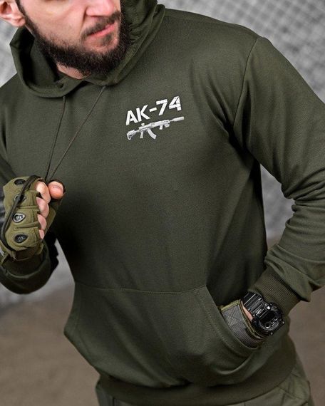 Тактическая худи MAKLIN   АК-74 олива ДЛ7064 | Зображення 4