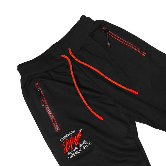 Штани спортивні для хлопчика Чорні 146 см ff | Зображення 3