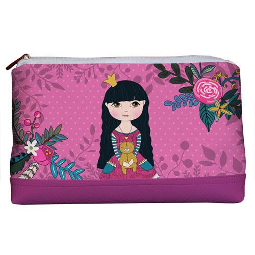 Косметичка дорожная женская Lovely Маленька принцеса 26x15x8 см