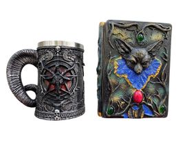 Подарунковий набір Кухоль 3D Стародавні Боги та Блокнот 3D «Лісовий Гримуар Лиси»