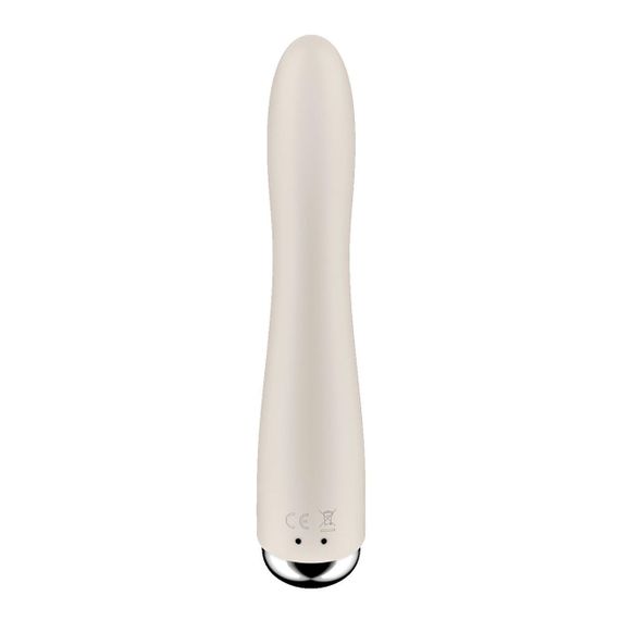 Вібратор точки G з обертанням Satisfyer Spinning Vibe 1 Beige, 2 мотори Sex Aura | Зображення 3