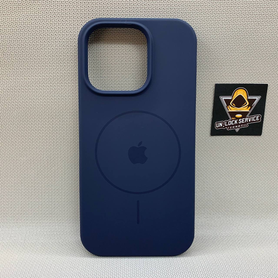 Чохол Iphone 16 Pro MagSafe SoftTouch м'який Протиударний Синій