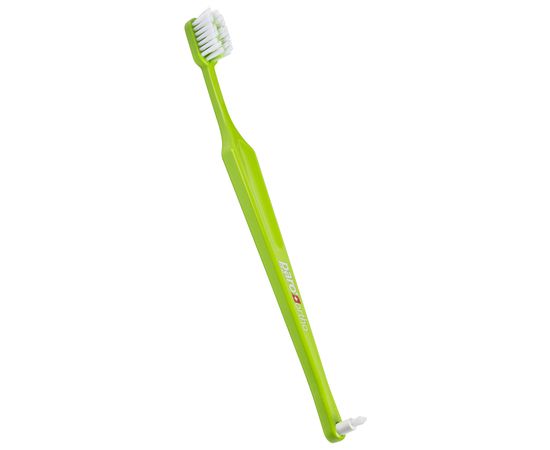 Ортодонтична зубна щітка paro® ORTHO BRUSH м’яка, з монопучковою насадкою, салатова