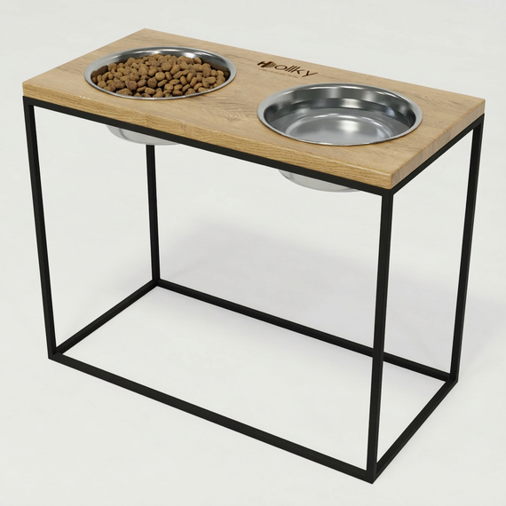 Миски на подставке для больших собак Hollky Base XL40 (2 × 1,8 л) BXL40-522640-BLNT