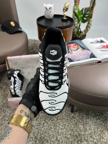 Кросівки Air Max Tn Plus White Black , В'єтнам | Зображення 4
