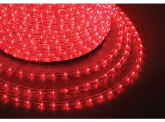 Гирлянда дюралайт светодиодная 220V 16W RED IP44 1m (BY-007) | Зображення 2
