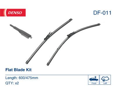Комплект склоочисників DENSO DF-011 Flat Blade Kit 600/475 мм