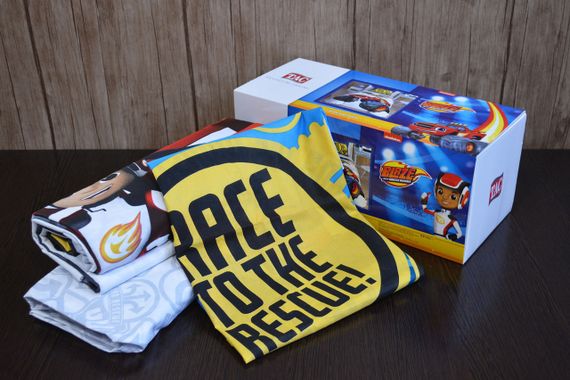 Постільна білизна TAC Disney 160×220 см Blaze Road Rescue | Зображення 1